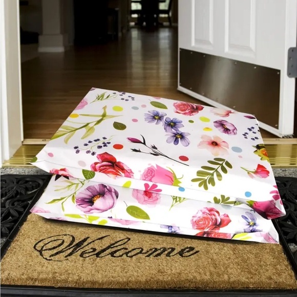 25 Poly Mailers Floral Pattern - Picture 5 of 9